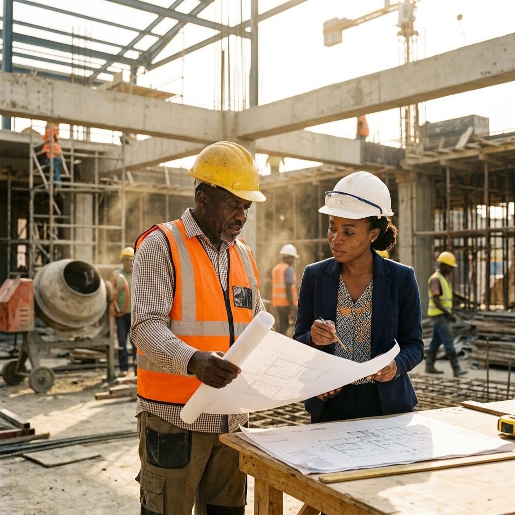 People at work in a Construction & Field Services setting