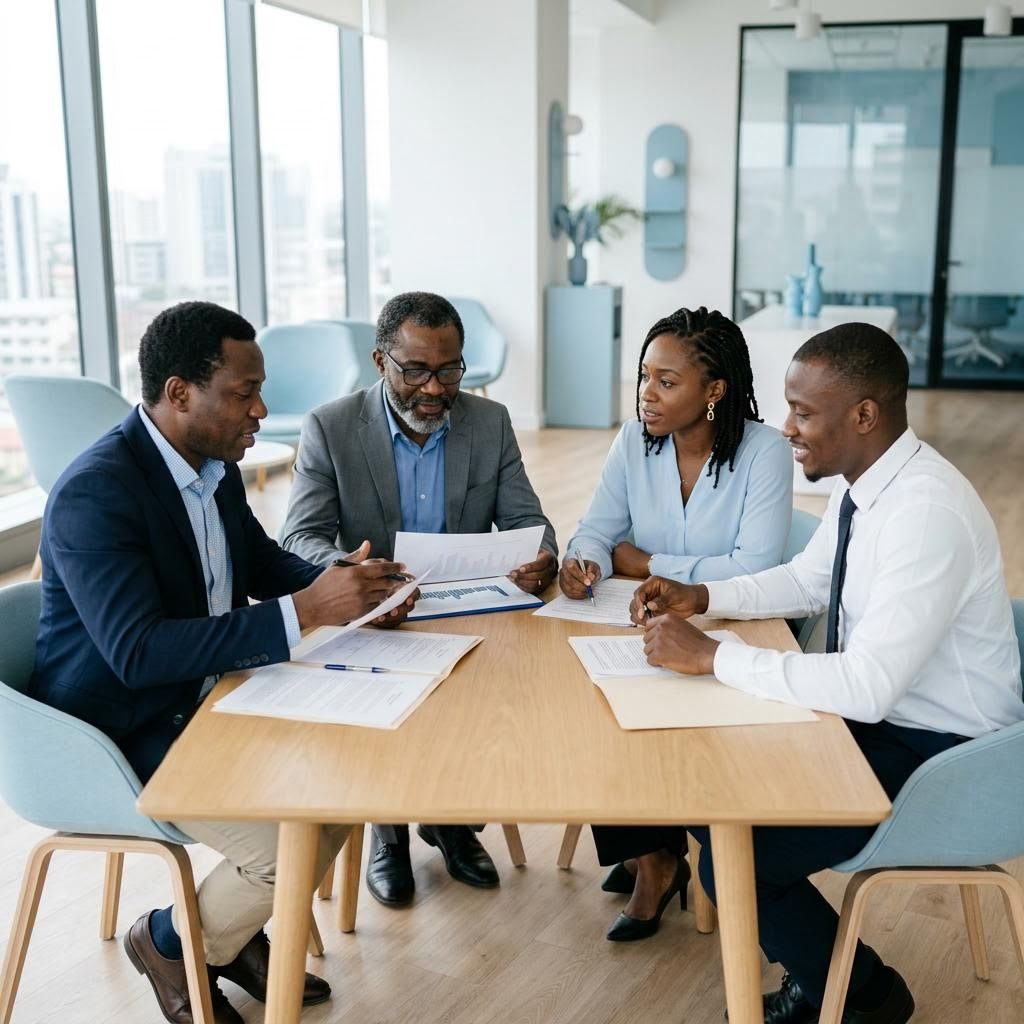 People at work in a Professional Services setting