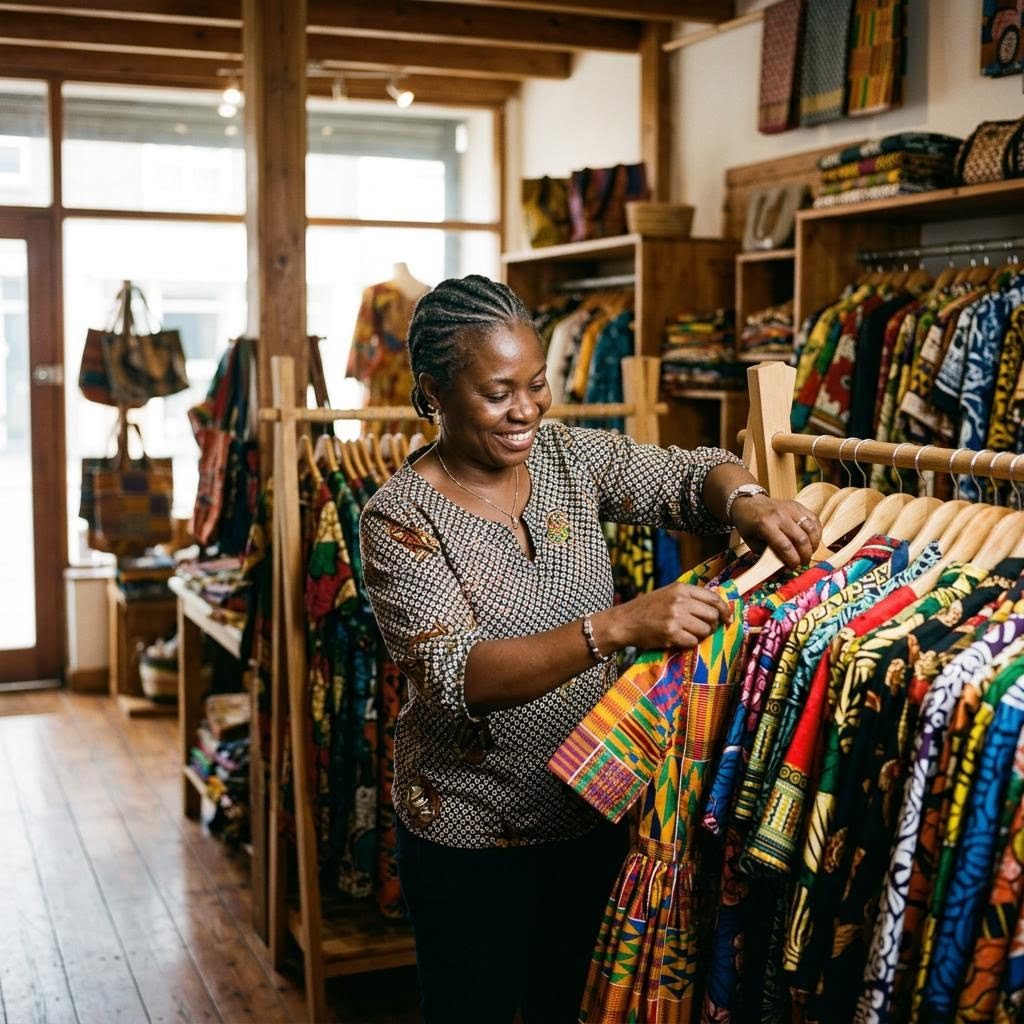 People at work in a Retail setting