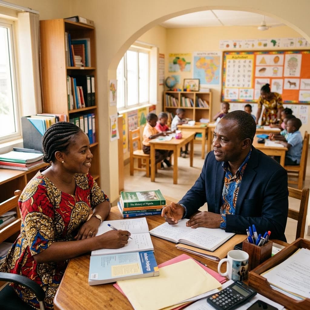 People at work in a Student Record Management System setting